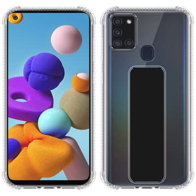 Samsung Galaxy A21s Suojakuori Kotelo (Musta)