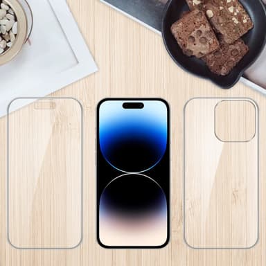 iPhone 14 PRO MAX Suojakuori Cover (Läpinäkyvä)