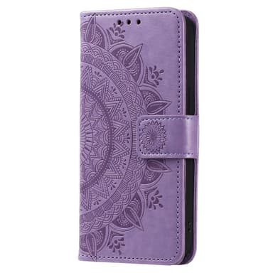 SKALO Xiaomi Redmi 13C 4G Mandala lompakkokotelo - Violetti