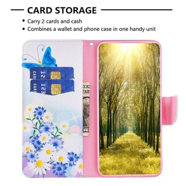 Samsung Galaxy S24+ Lompakkotelineen kotelo Kuviollinen puhelimen kansi