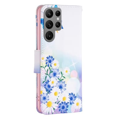 Samsung Galaxy S24 Ultra Lompakkotelineen kotelo Kuviollinen puhelimen kansi