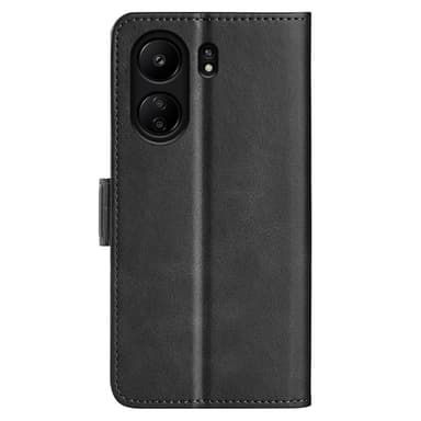 SKALO Xiaomi Redmi 13C 4G Premium Wallet Lompakkokotelo - Musta