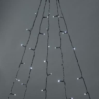 Nedis Älykäs jouluvalot | Puu | Wi-Fi | Lämpimästä kylmään valkoiseen | 200 LED's | 20.0 m | 5 x 4 m | Android™ / IOS