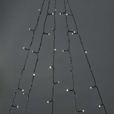 Nedis Älykäs jouluvalot | Puu | Wi-Fi | Lämpimästä kylmään valkoiseen | 200 LED's | 20.0 m | 5 x 4 m | Android™ / IOS