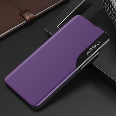 SKALO Xiaomi Redmi 13C 4G Clear View Window Case - Violetti