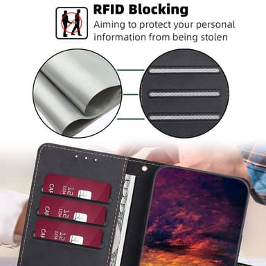 Lompakkokotelon suojakuori Xiaomi Redmi 13C:lle