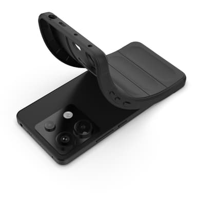 SKALO Xiaomi Redmi Note 13 Pro 5G Puffer Bumper TPU-suojakuori - Musta