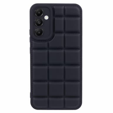 SKALO Samsung A15 4G Puffer Bumper TPU-suojakuori - Musta