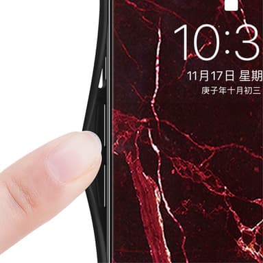 SKALO Samsung A15 4G Marmori karkaistu lasi TPU-suojakuori - #3