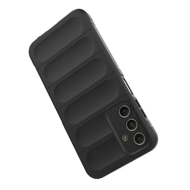 SKALO Samsung A15 4G Rugged Bumpers TPU-suojakuori - Musta