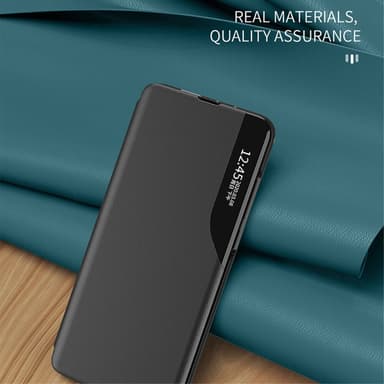 SKALO Samsung A15 4G Clear View Window Case - Sininen
