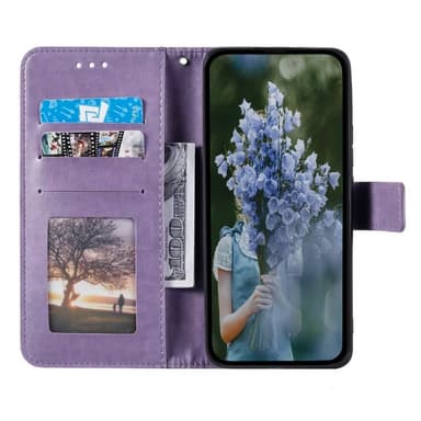 SKALO Xiaomi Redmi Note 13 4G Mandala lompakkokotelo - Violetti