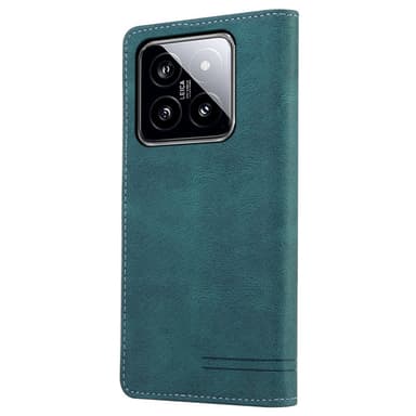 SKALO Xiaomi 14 5G GQ.UTROBE Lompakkokotelo PU-nahkaa - Sininen