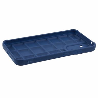SKALO Samsung A15 4G Puffer Bumper TPU-suojakuori - Tummansininen