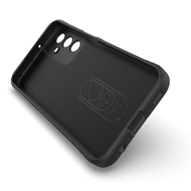 SKALO Samsung A15 4G Rugged Bumpers TPU-suojakuori - Musta