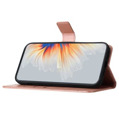 SKALO Xiaomi Redmi Note 13 Pro 5G Mandala lompakkokotelo - Ruusukulta