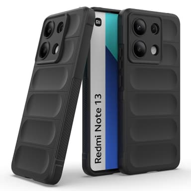 SKALO Xiaomi Redmi Note 13 4G Rugged Bumpers TPU-suojakuori - Musta