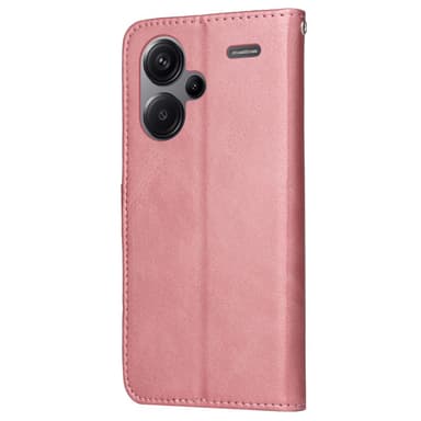 SKALO Xiaomi Redmi Note 13 Pro+ PU-nahkainen Lompakkokotelo - Pinkki