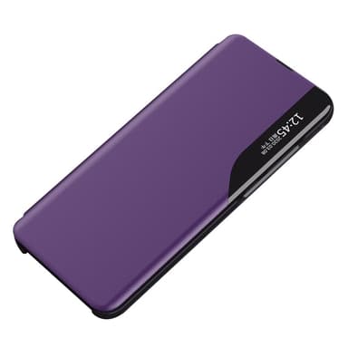 SKALO Xiaomi Redmi Note 13 5G Clear View Window Case - Violetti