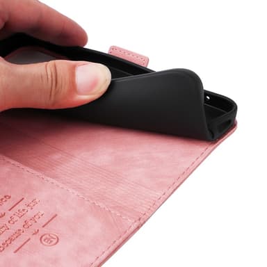 SKALO Xiaomi Redmi Note 13 5G BETOPNICE 001 Lompakkokotelo PU-nahkaa - Pinkki