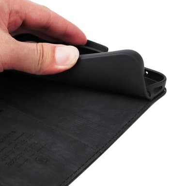 SKALO Xiaomi Redmi Note 13 5G BETOPNICE 001 Lompakkokotelo PU-nahkaa - Musta