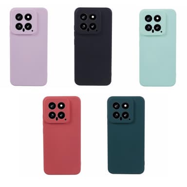 SKALO Xiaomi 14 5G Ultraohut TPU-kuori - Violetti
