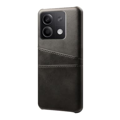 SKALO Xiaomi Redmi Note 13 5G PU-nahkainen Suojakuori Lompakolla - Musta