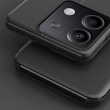SKALO Xiaomi Redmi Note 13 5G Clear View Window Case - Violetti