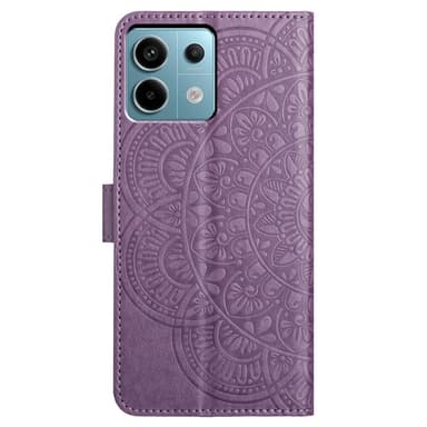 SKALO Xiaomi Redmi Note 13 Pro 5G Mandala lompakkokotelo - Violetti