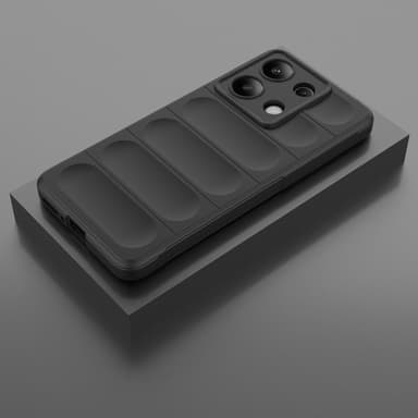 SKALO Xiaomi Redmi Note 13 4G Rugged Bumpers TPU-suojakuori - Musta
