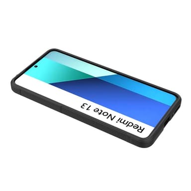 SKALO Xiaomi Redmi Note 13 4G Rugged Bumpers TPU-suojakuori - Musta
