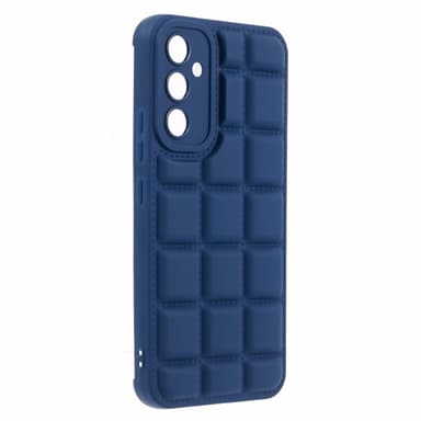 SKALO Samsung A15 4G Puffer Bumper TPU-suojakuori - Tummansininen