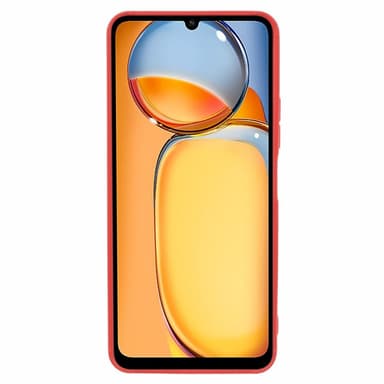 SKALO Xiaomi Redmi 13C 4G Puffer Bumper TPU-suojakuori - Punainen