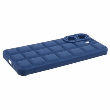 SKALO Xiaomi Redmi 13C 4G Puffer Bumper TPU-suojakuori - Tummansininen