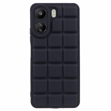 SKALO Xiaomi Redmi 13C 4G Puffer Bumper TPU-suojakuori - Musta