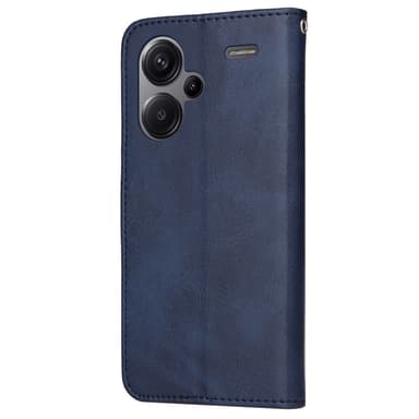 SKALO Xiaomi Redmi Note 13 Pro+ PU-nahkainen Lompakkokotelo - Sininen
