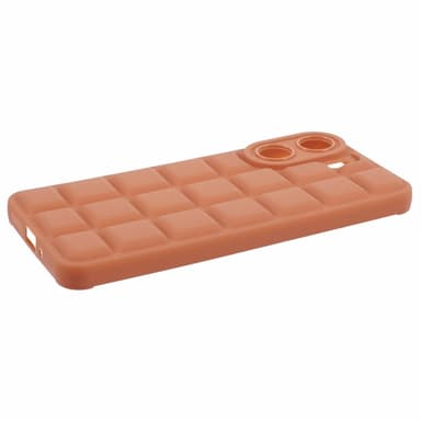SKALO Xiaomi Redmi 13C 4G Puffer Bumper TPU-suojakuori - Vaaleanruskea