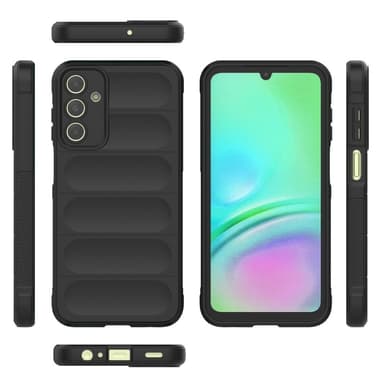SKALO Samsung A15 4G Rugged Bumpers TPU-suojakuori - Musta
