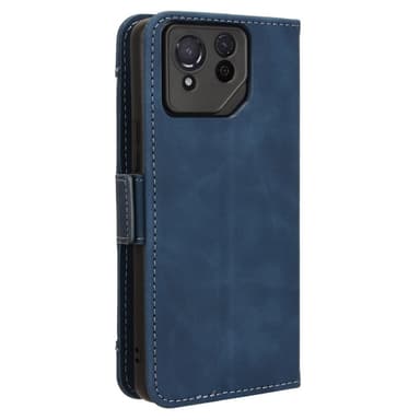SKALO Asus ROG Phone 8 Pro 5G 6-lokeroa Lompakkokotelo - Sininen