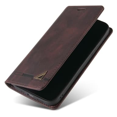 SKALO Xiaomi 14 5G GQ.UTROBE Lompakkokotelo PU-nahkaa - Ruskea
