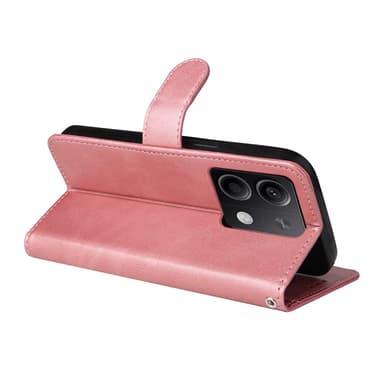 SKALO Xiaomi Redmi Note 13 5G PU-nahkainen Lompakkokotelo - Pinkki