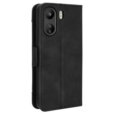 SKALO Xiaomi Redmi 13C 4G 6-lokeroa Lompakkokotelo - Musta