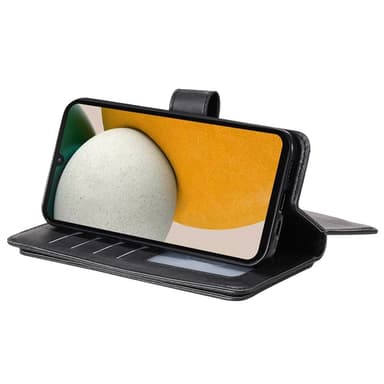 SKALO Samsung A15 5G 10-lokeroa Lompakkokotelo - Musta