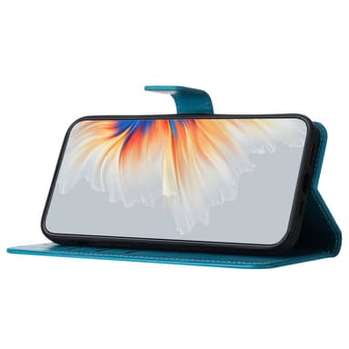 SKALO Xiaomi Redmi Note 13 Pro+ Mandala lompakkokotelo - Sininen