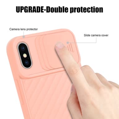 iPhone XR Suojakuori Kotelo (Vaaleanpunainen)