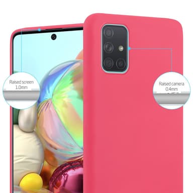 Samsung Galaxy A71 5G Suojakuori Kotelo (Punainen)