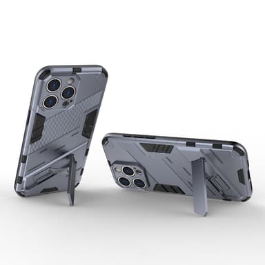 SKALO iPhone 15 Pro Max Hybrid BIBERCAS Suojakuori - Tummansininen
