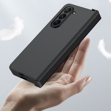 SKALO Samsung Z Fold5 Skin-touch Fold Suojakuori - Oranssi