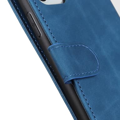 SKALO iPhone 15 Pro Max KHAZNEH Lompakkokotelo PU-nahasta - Sininen