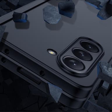 SKALO Samsung Z Fold5 Skin-touch Fold Suojakuori - Musta